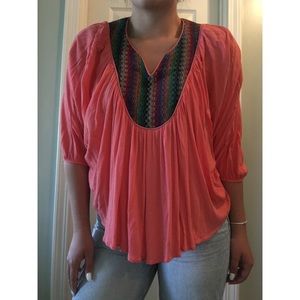 Loose chambray shirt